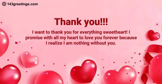 sweet thank you message for boyfriend